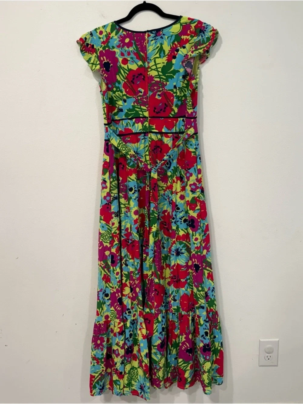 ModCloth Eyes On You Floral Maxi Dress L